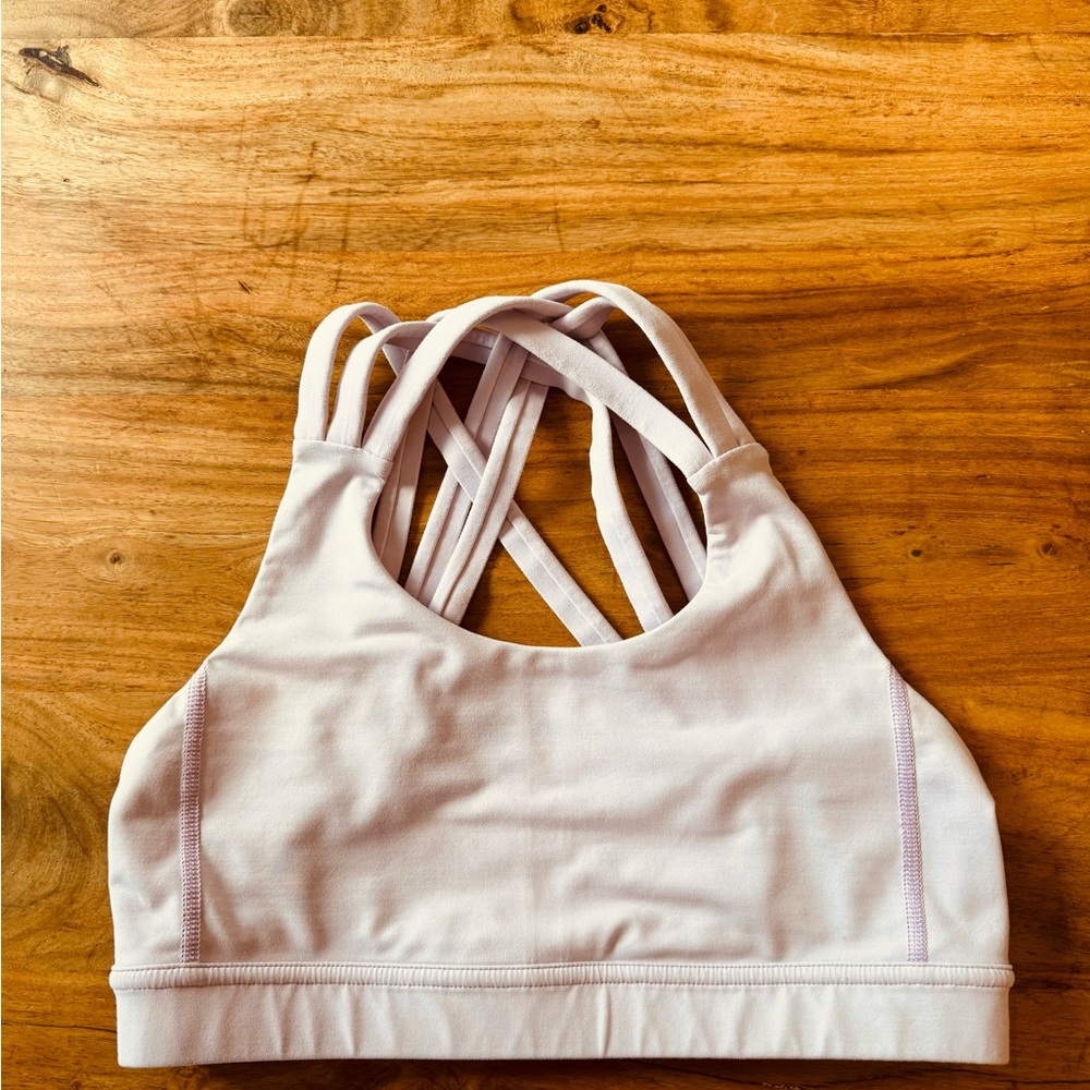 LULU LEMON 🍋 Women's Light Pink Sports Bra xs/4